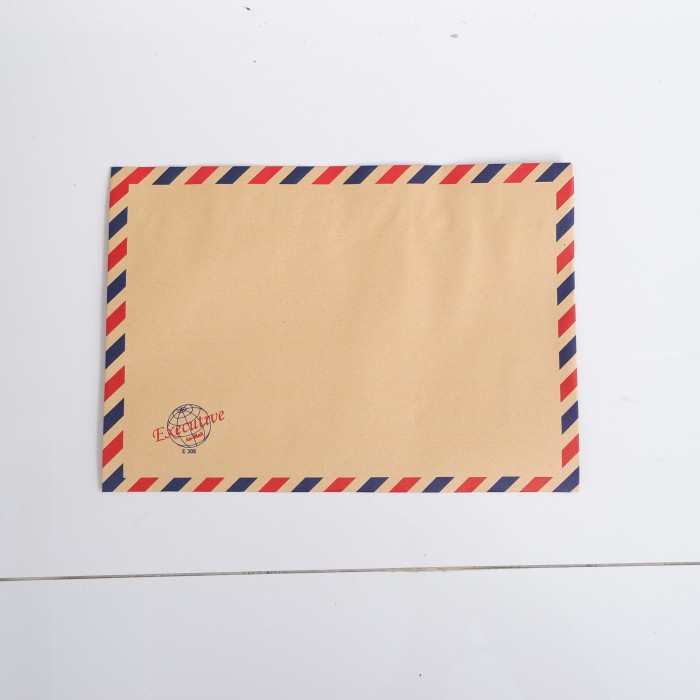 

Amplop Coklat 308 Airmail Tanpa Tali Executive 19,5x27,5cm 1 Lembar