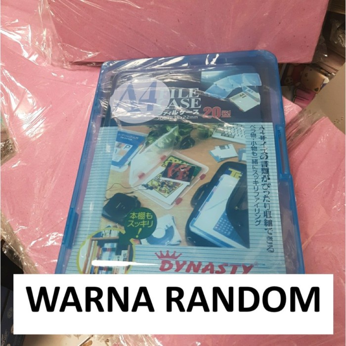 

File Case Dynasty DF001 Ukuran A4 308x236x22mm 1 Buah Map Plastik