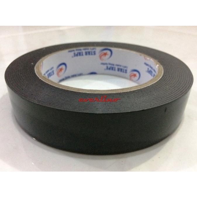 

Terlaris berkah Double Tape STAR Foam 24 mm 5 m tebal busa isolasi bolak balik /Free bonus