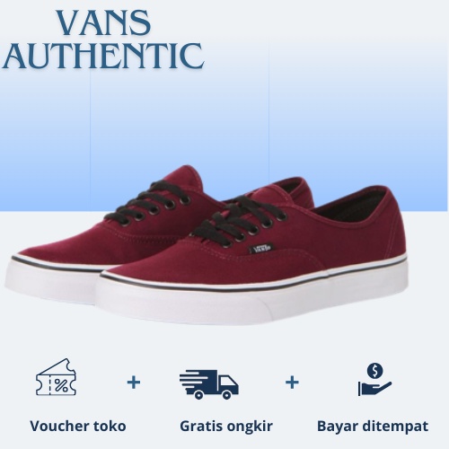 Sepatu Sneaker Casual Pria Sepatu VANS Authentic Polos Sepatu Branded