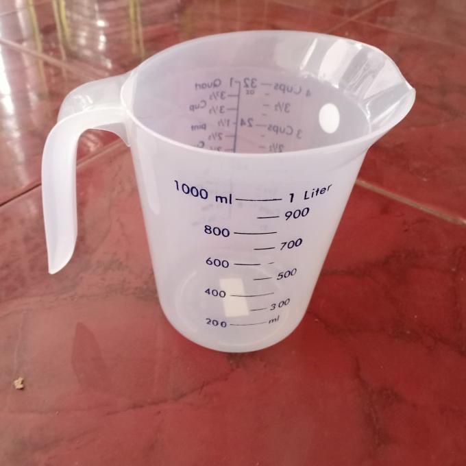 @#@#@#] gelas ukur 1 liter / gelas takar plastik