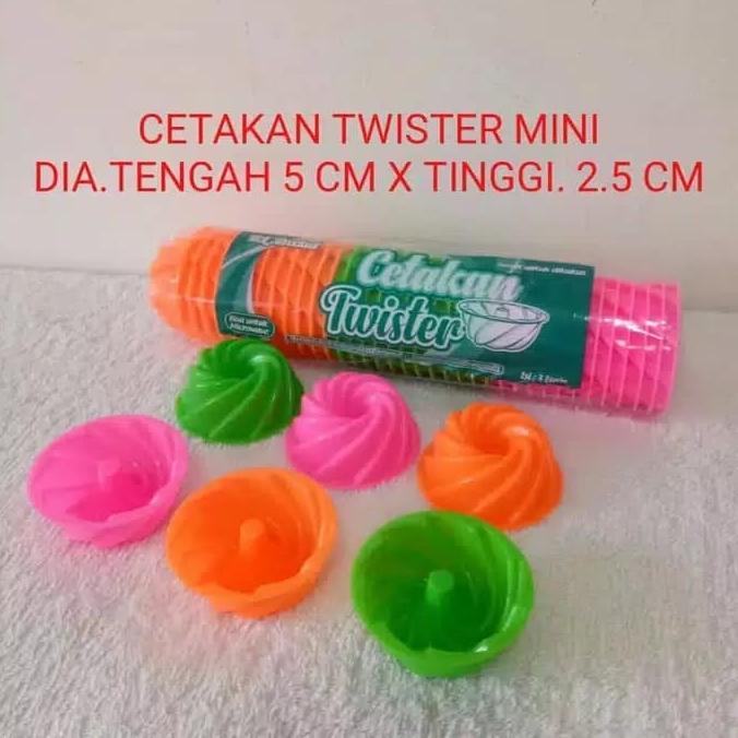 :::::::] cetakan bolu twister / puding twister / putu twister