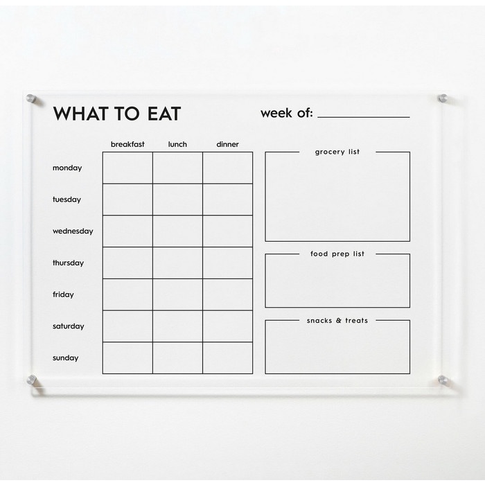 

Promo Daily Planner Akrilik Wall Planner Acrylic Dinding