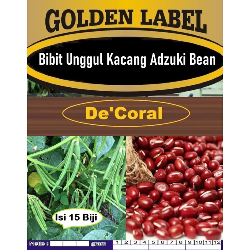 Bibit Unggul Kacang Adzuki Bean|Benih Kacang Azuki Merah|Kacang Merah