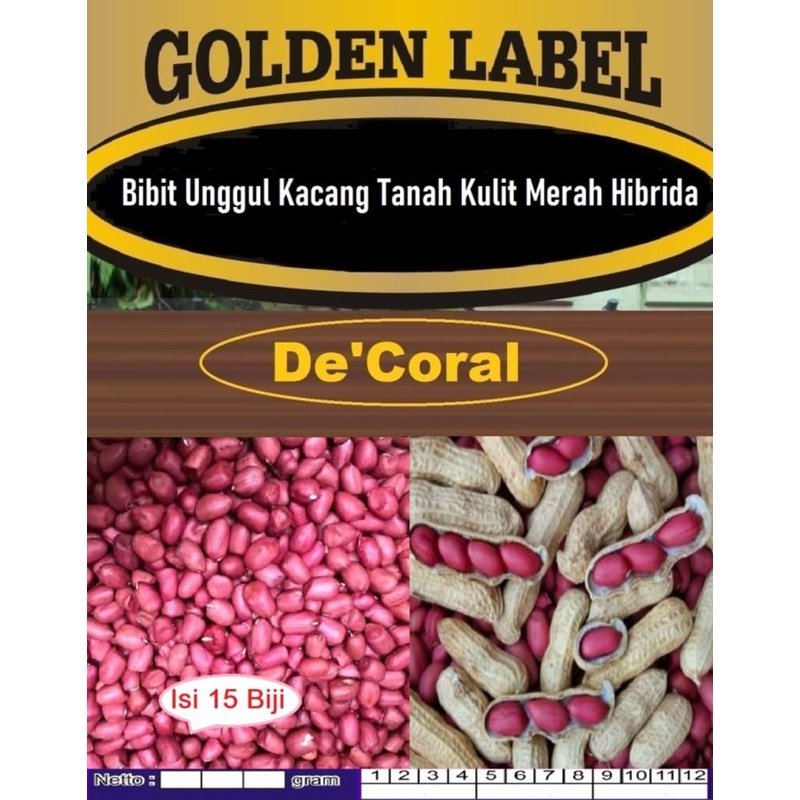 Bibit Unggul Kacang Tanah Kulit Merah Hibrida|Benih Kacang Tanah