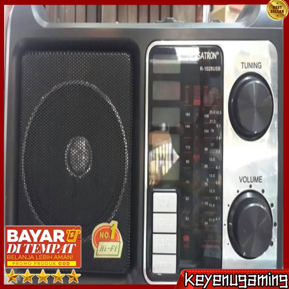 Radio Fm Am Radio Asatron R1028Usb  Bisa Pakai Usb  Bagus