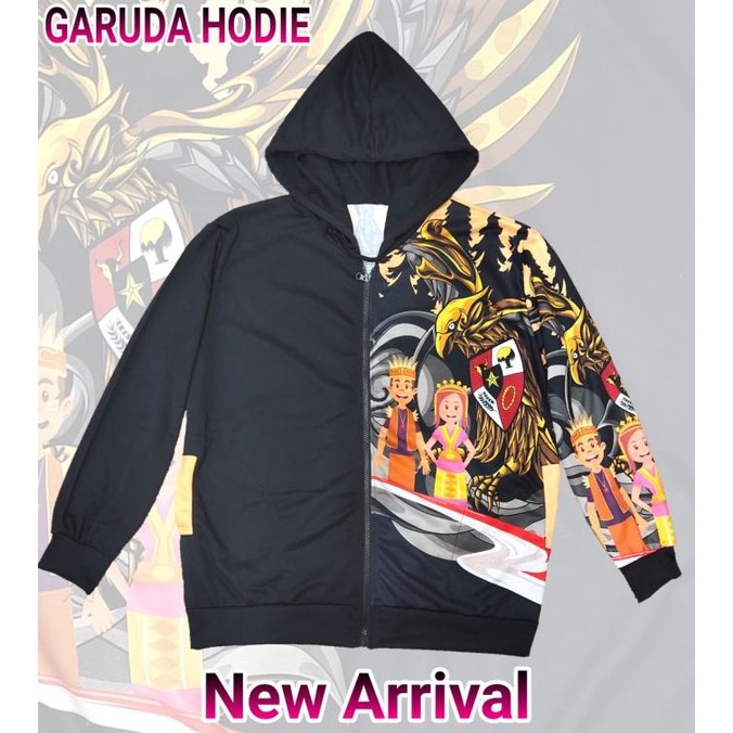 JAKET PRIA PRINTING-JAKET BERKUPLUK JOKOWI KHAS BATIK GARUDA