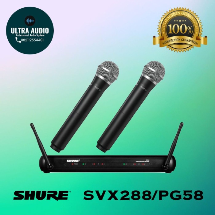Shure SVX288/PG58 / SVX288PG58 Microphone Transmitters ORIGINAL
