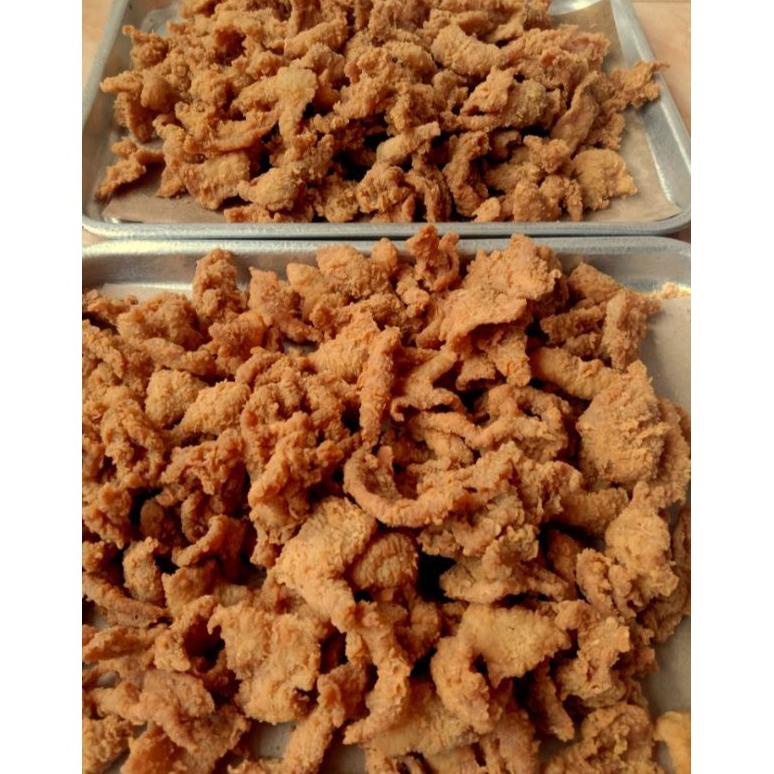 

Ready Kulit Ayam Crispy 1kg / Keripik Kulit Ayam Crispy 1kg