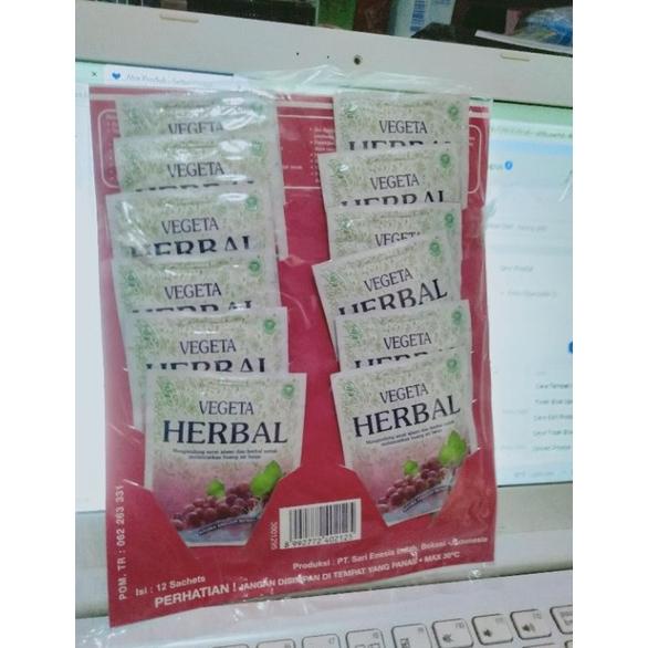 

Flash Sale Vegeta herbal isi 12 sachet rasa anggur ..