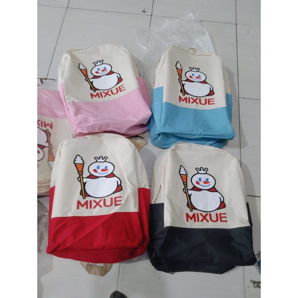Tas mixue free bordir nama anak