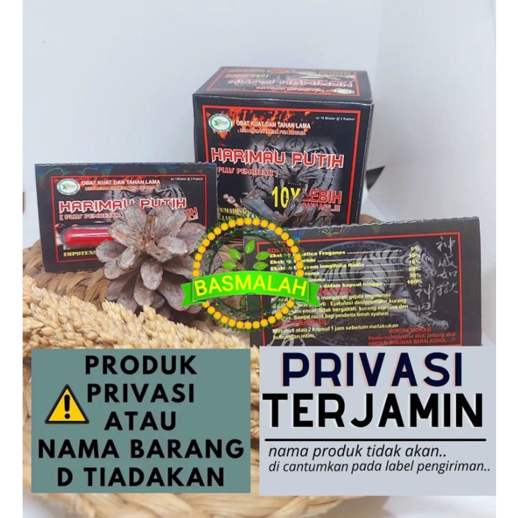 kapsul herbal harimau putih 10x original