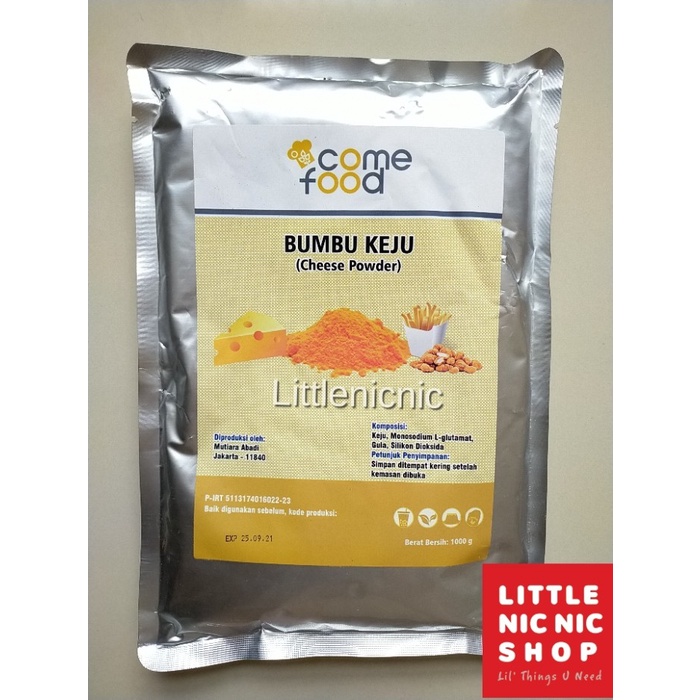 

Promo Come Food Bumbu Tabur Keju Cheese Seasoning Powder