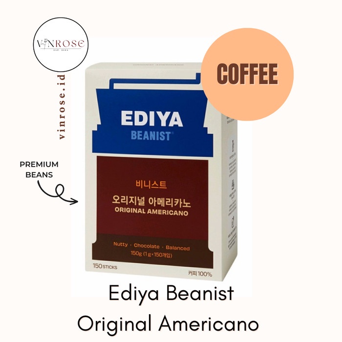 

Ediya Beanist Coffee Special Edition Korea Americano/ Kopi Sachet