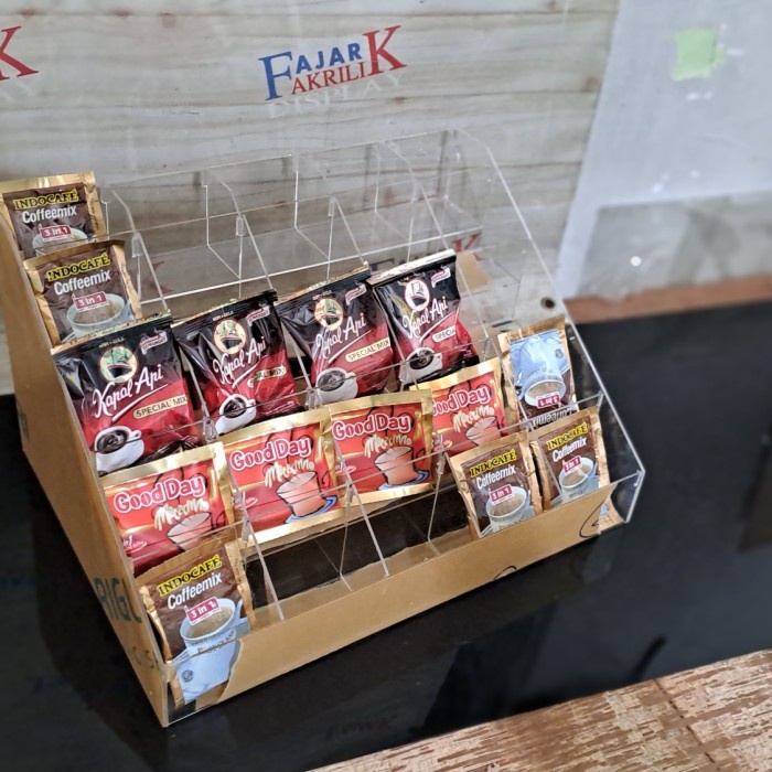 

Tempat kopi sachet( 25 slot)