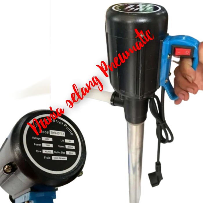 Promo Barrel Pump Pompa Drum Elektrik / Pompa Minyak Elektrik Terbaru