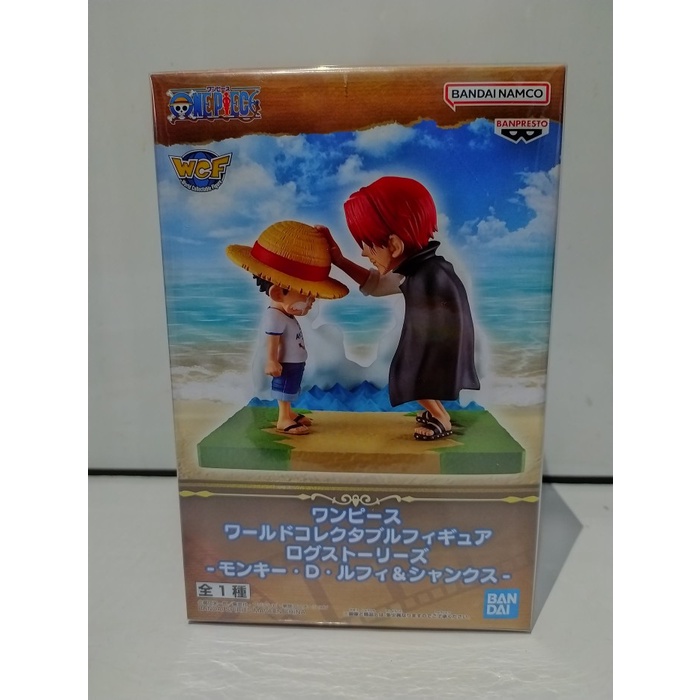 ✅Baru Wcf World Collection Figure Log Stories Monkey D Luffy  Shanks Limited
