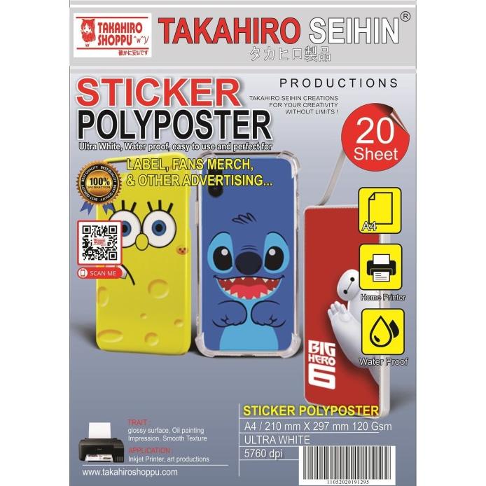 

Termurah Sticker Polyposter A4 Harga Khusus