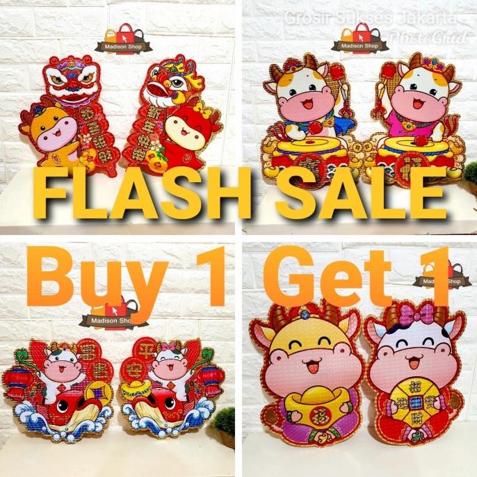 

Falsh Sale Buy 1 Get 1 Link Promo Kejutan Surprise Sale Dekorasi Imlek Limited Edition