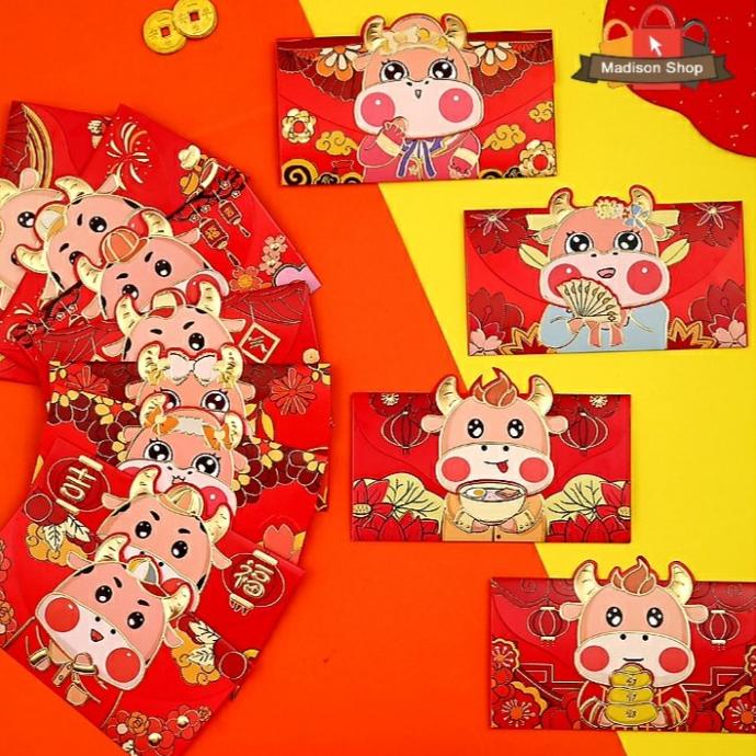 

Angpao Kerbau Amplop Panjang Isi 3 Ampau Imlek Murah Ampao Kebo Emas Berkualitas