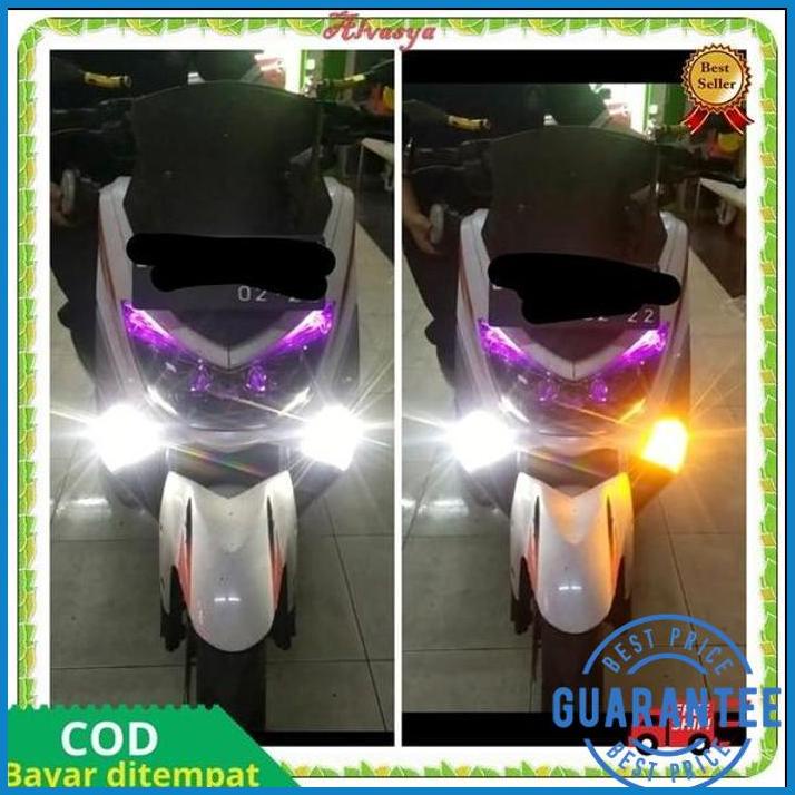 LAMPU SENJA DAN SEN LED LUMINOS ORIGINAL LAMPU LED SENJA NMAX 155 AEROX XMAX 250 2 MODE LUMINOS 9 OR
