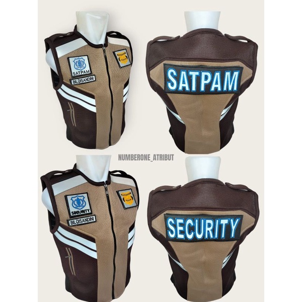 rompi security satpam terbaru/rompi security kombimasi terbaru/rompi security tebal