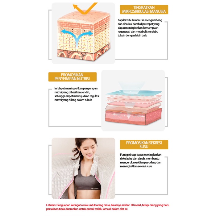 NEW PORTABLE STEAM SAUNA ALAT PELANGSING TUBUH / ALAT SPA ORIGINAL TERBARU