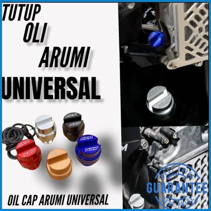 TUTUP OLI ARUMI UNIVERSAL TUTUP OLI MESIN ARM NMAX AEROX LEXI PCX VARIO MIO VARIO ARM TUTUP OLI PROB