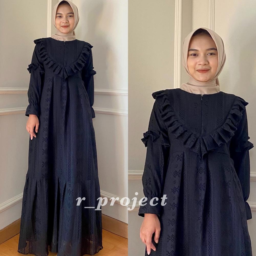 Discount Gamis Kondangan Jumbo | Malika Gamis Brukat Big Size Best Seller Original By R_Project Vira