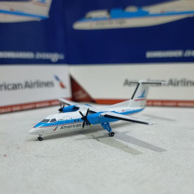 American Eagle Bombardier Dash 8 Q100 N837Ex Gemini Jets 1:400