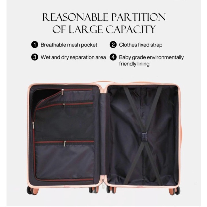 Mexican A975 Koper 2 In 1 Koper 24/22/20 Inch Kabin Set Koper 14 Inch