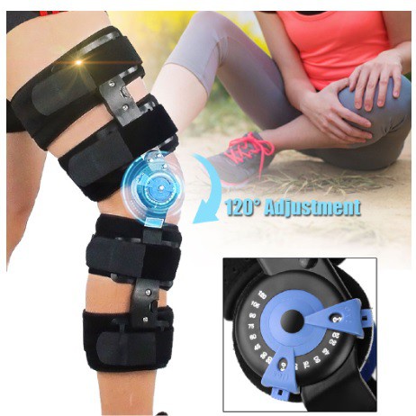 Knee Brace Rom Ajustable Knee Brace Pasca Oprasi Ligamen Knee Brace