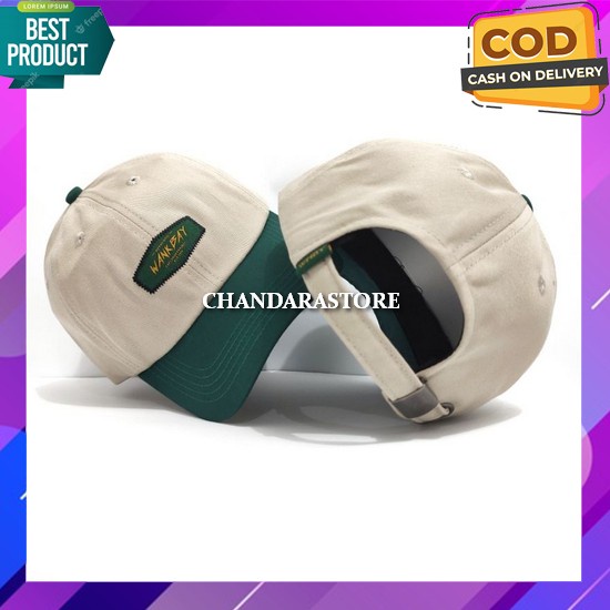 Topi Baseball Cap Polos Pria Wanita Hitam Cotton Fleece Premium Topi Pria Keren Distro Ori Dewasa Ba