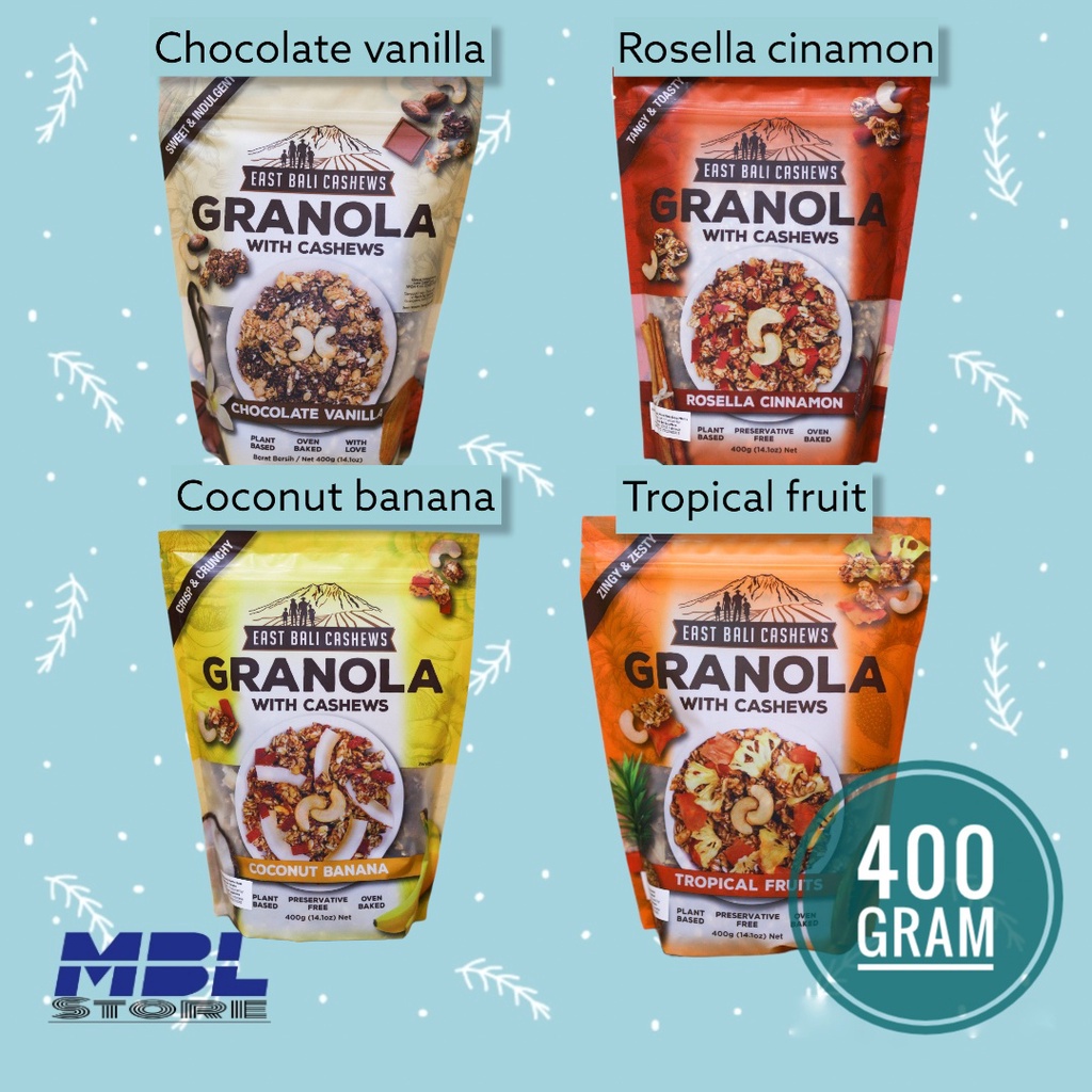 

East Bali Cashew Granola 400 G Vegan