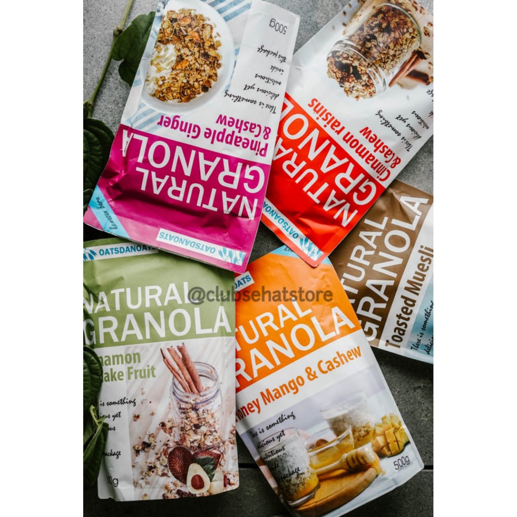 

Oatsdanoats, Granola Toasted Muesli, 500Gr