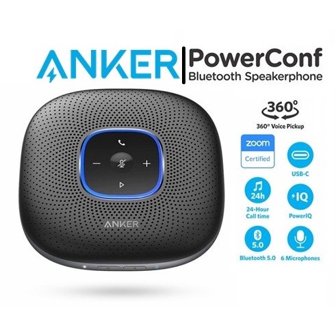 ANKER PowerConf Bluetooth Speaker with Mic Meeting Conference A3301