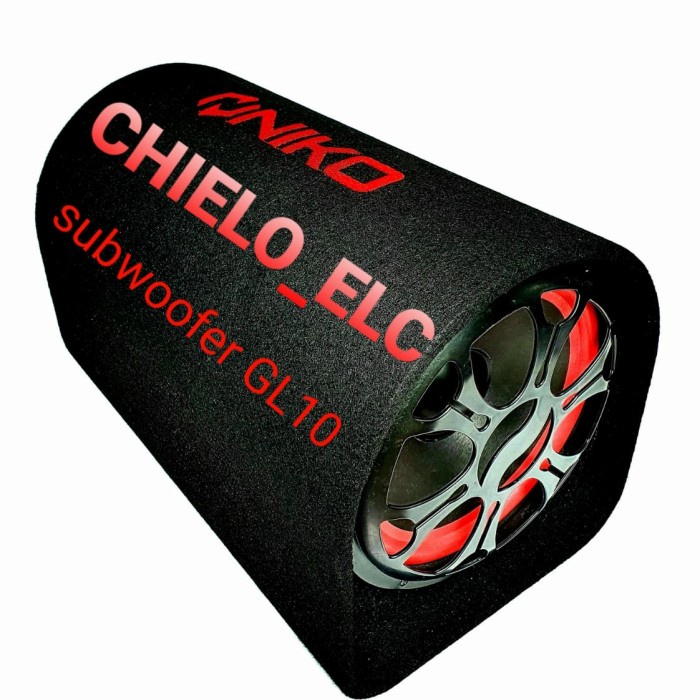 Promo Speaker Niko Gl10 Subwoofer Car Niko Gl 10 Speaker Tabung Niko Gl10