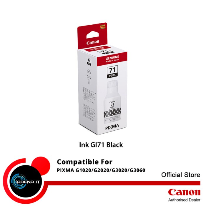 

CANON INK BOTTLES GI-71 BLACK