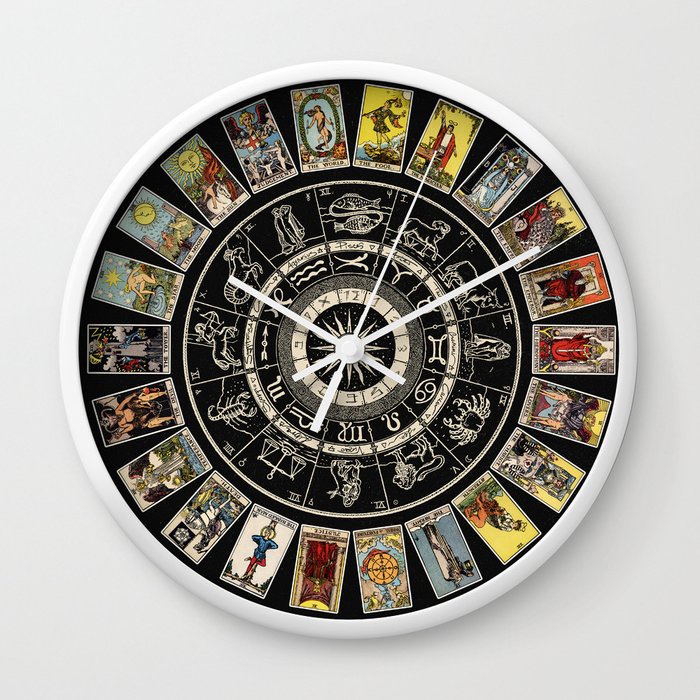 Arcana Utama & Roda Jam Dinding Zodiak