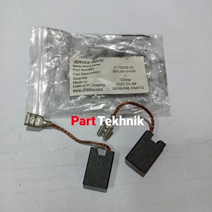 Promo Carbon Brush Sm18 Stanley Original Mitresaw. Carbon Brush Stanley Sm18