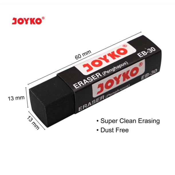 

Eraser / Penghapus hitam Joyko EB-30