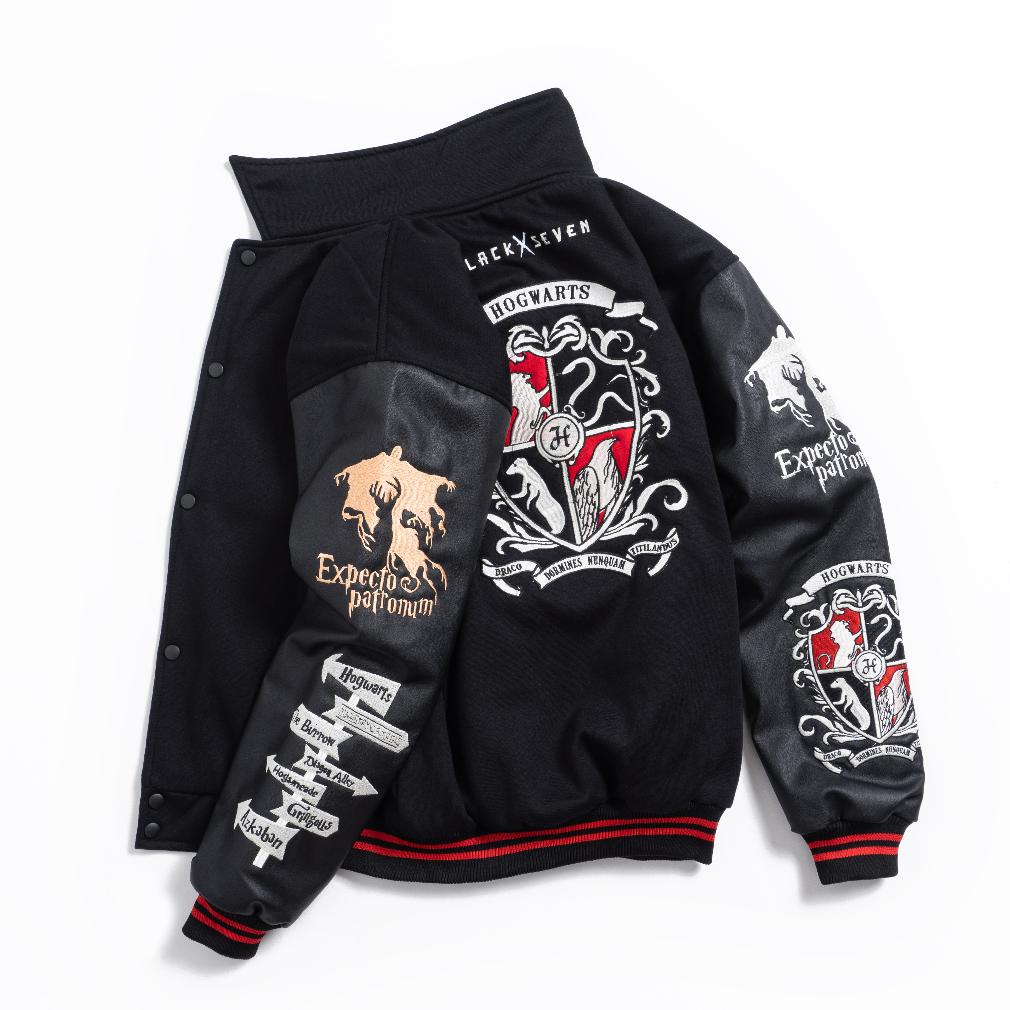 TODAY SALE BLACKSEVEN | VARSITY JACKET | HOGWARTS LEGACY