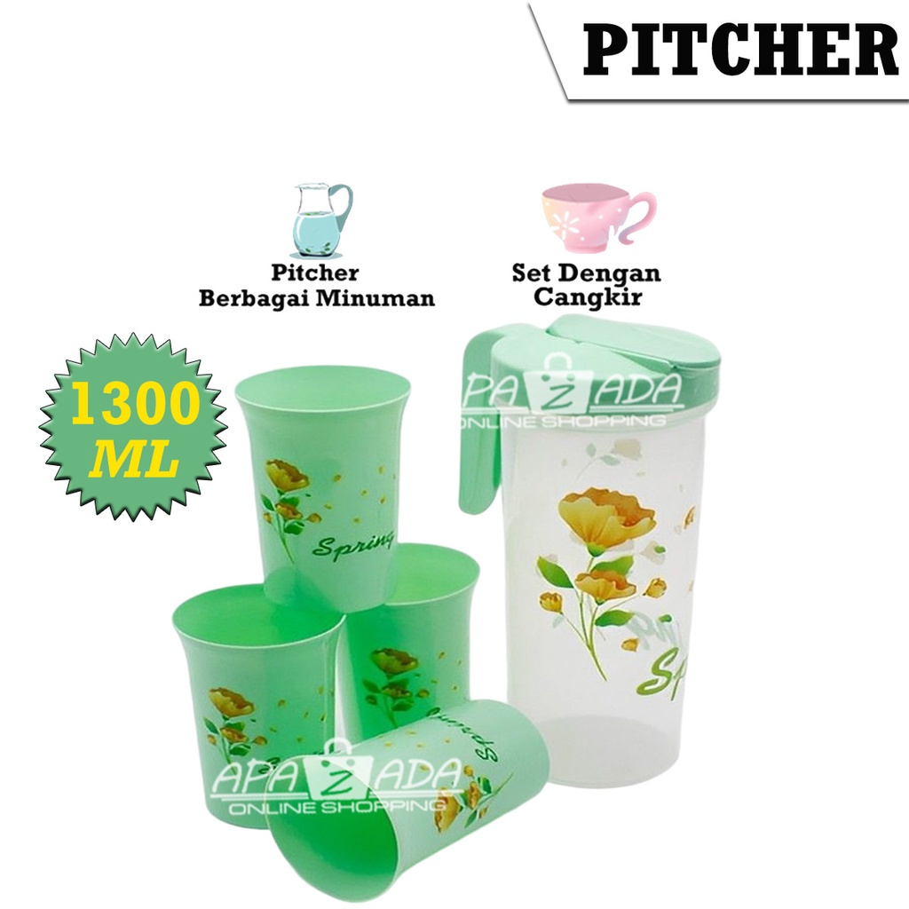 Set Teko Dan Gelas Plastik Cangkir Keramik Air Viral Tko Kimglass Poci Drink 12 Lucu Korea Kado Pern