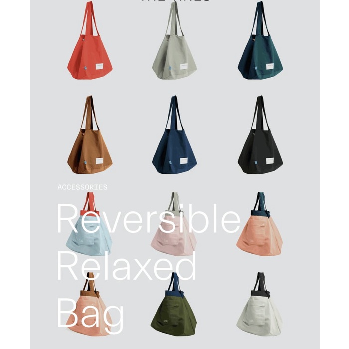 BEYOND THE VINES BTV REVERSIBLE RELAXED BAG/TAS TOTE BAG UNISEX NILON