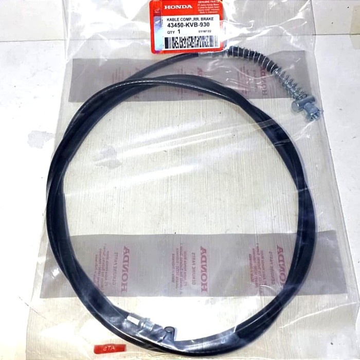 Terlaris Kabel Rem Belakang Honda Vario 110/Beat 110 Old Karbu Original( Kvb)
