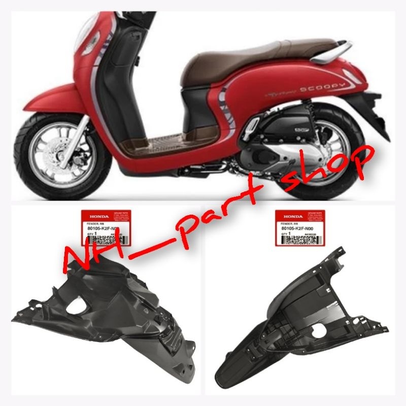 Spakbor Belakang Honda Scoopy Esp Led Th 2021-2023 K2F