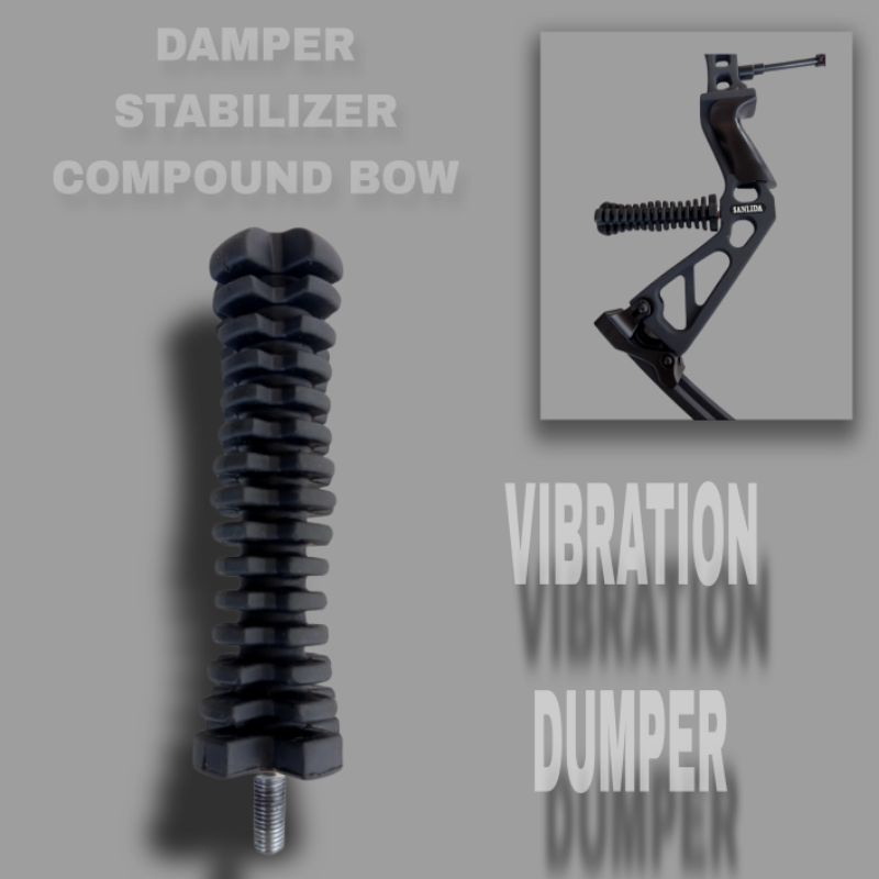 Damper Stabilizer Compound Bow - Vibration Dumper - Stabilizer Damper - Olahraga Panahan