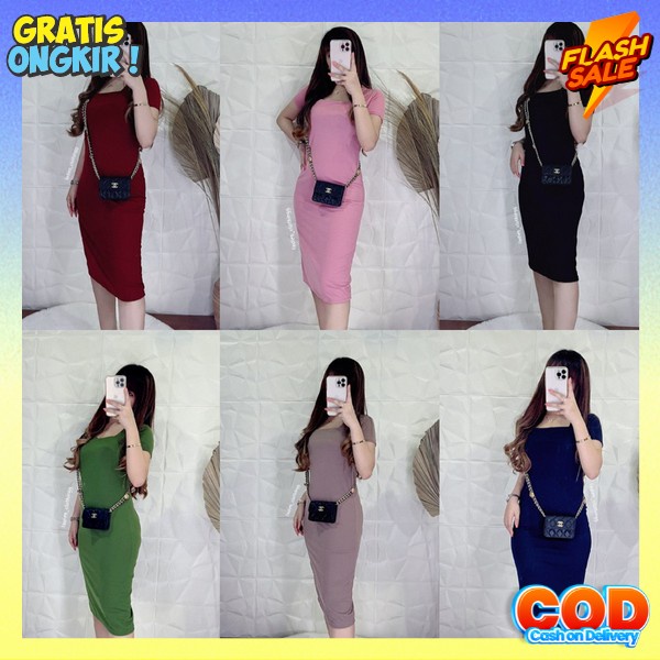 Atasan Casual Kerja Mini Dress Remaja Baju Sexy Cewek Remaja Baju Seksi Wanita Santai Dres Kondangan