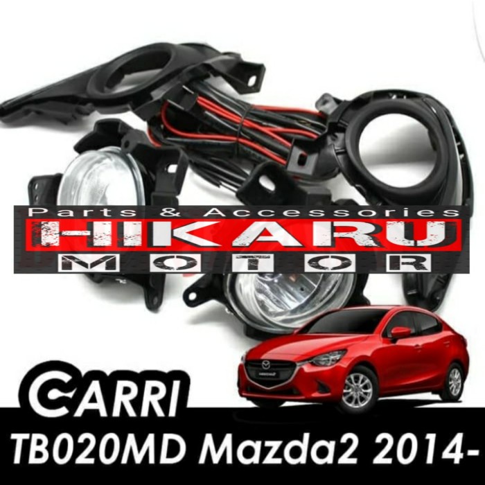 Cod - Foglamp Lampu Kabut Mobil Mazda 2 Skyactiv 2014-2019 Fog Lamp Mazda2 Kode 083