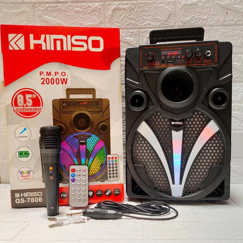 Speaker Bluetooth Brain Power 7806K  8.8 inch Remote Mic Eco